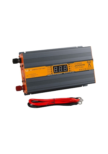 Powermaster Pm-2000b 24 Volt 2000 Watt Led Ekranlı Power Inverter