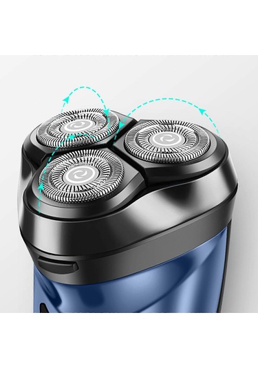 Şarj Edilebilir Kablosuz Tıraş Makineleri Sakal Ve Kıl Düzeltici 4d Yüzen Başlıklı Yüz Tıraş Makineleri Elektrikli Erkek Bakım Aleti Hızlı Şarj