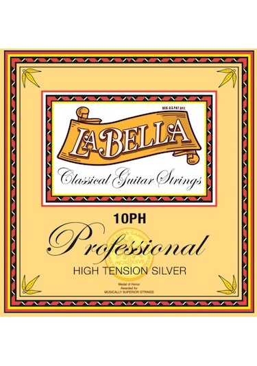 La Bella 10ph Profesyonel Hard Tansiyon Klasik Gitar Teli