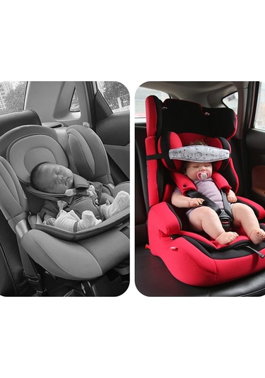 Bebek Araba Koltuğu Baş Desteği Çocuk Arabası Sabitleme Kemeri Çok Renkli