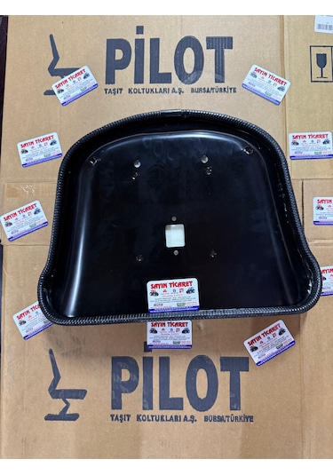 Pilot Traktör Koltuk Alt Döşeme Siyah Tabanlık Deri