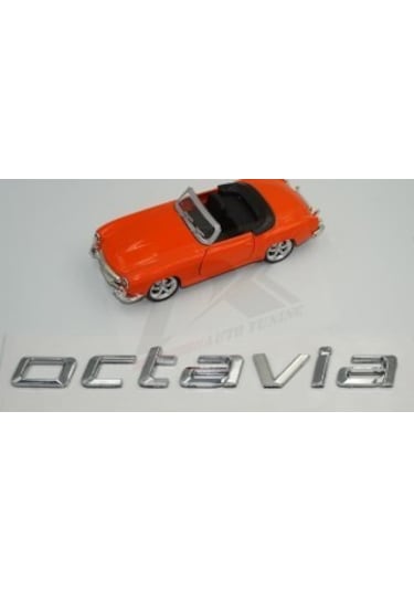Skoda Octavia 2007-2017 Yeni Nesil Bagaj Krom Abs 3M 3D Yazı Logo