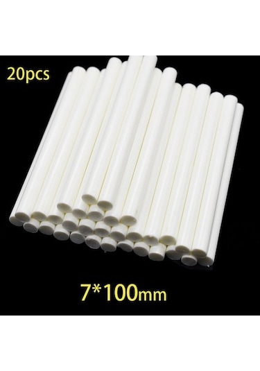 Venturemart 7mm Elektrik Yapıştırıcı Tabanca El Tamir Beyaz Yapışkan Mühürleme Balmumu Sopa Içi