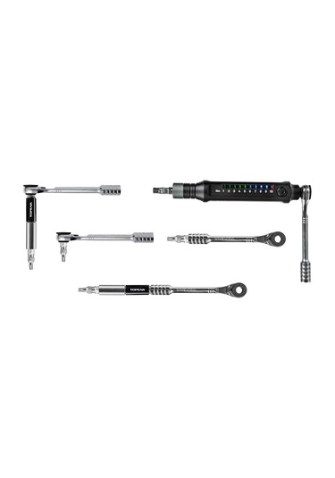 Topeak E-torqbar Elektronik Tork Anahtarı Çantalı+1-10nm +10 Farklı Uç Tt2623 Siyah