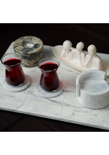 Costa Bardak Altlığı Seti Beyaz