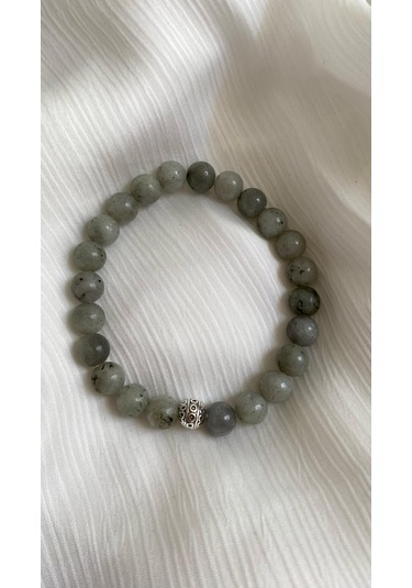 8mm Labradorit Doğal Taş Bileklik Çok Renkli