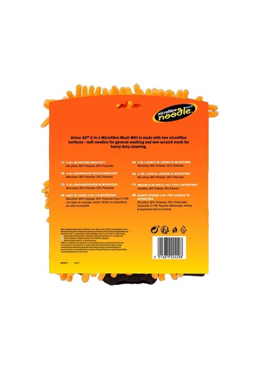 Armor All Mikrofiber 2in1 Püsküllü Yıkama Eldiveni
