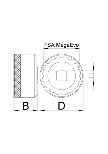 Unıor Orta Yatak Sökme Anahtarı Megoevo 1671.mevo Fsa Megaevo