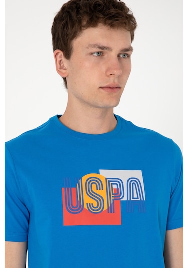 U.s. Polo Assn. Erkek Kobalt Tişört 50300593-vr077 Kobalt