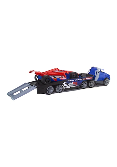 Oyuncak Taşıyıcı Tır F1 Arabası 55 Cm