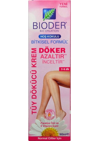 Bioder Vücut için Tüy Dökme Kremi 100 ML