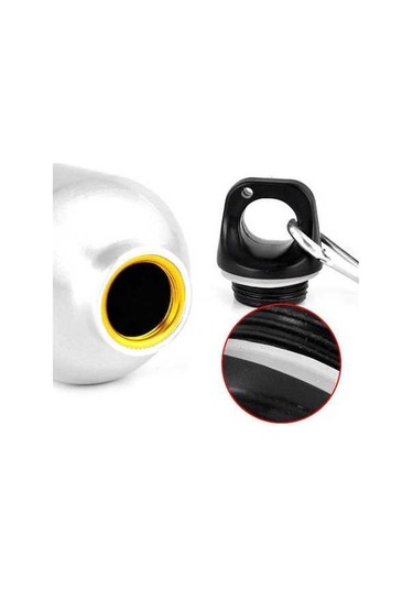 Pazly 750ml Alüminyum Spor Su Şişesi, Gümüş Renk, Taşınabilir, Sızıntı Geçirmez, Bisiklet Ve Sporlar İçin Uygun Gümüş