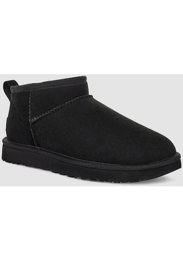 UGG W Classıc Ultra Mını Siyah Kadın Kar Botu Siyah