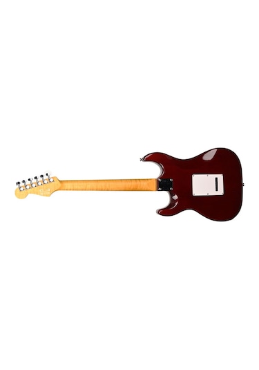 Guson Superstrat Hss Elektro Gitar Quilted Mavi