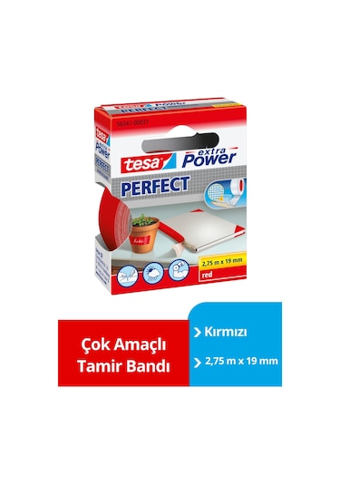 Tesa Ekstra Power Kusursuz Tamir Bandı, Kırmızı