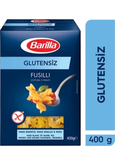 Barilla Glutensiz Fusilli Burgu Makarna 400 G