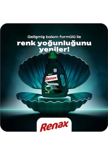 Renax Siyahlar için Sıvı Çamaşır Deterjanı 2 x 2520 ML