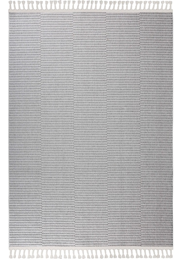 Grove Yumuşak Örgü Bukle Modern Dokuma Halı Çocuk Oturma Odası Halısı Salon Mutfak Halısı Gri