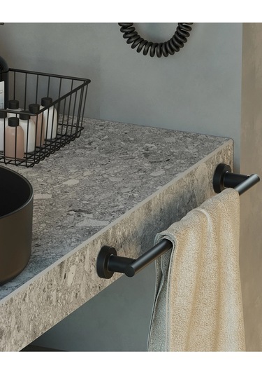 Tecno Black Havluluk, Uzun, 51 Cm - Mat Siyah Mat Siyah