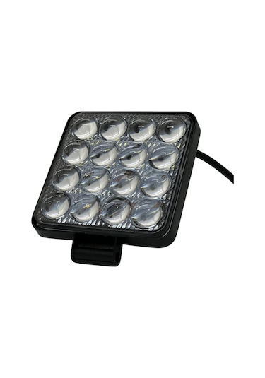 Off Road Beyaz Işık Sis Farı Lambası 16 Kare Led