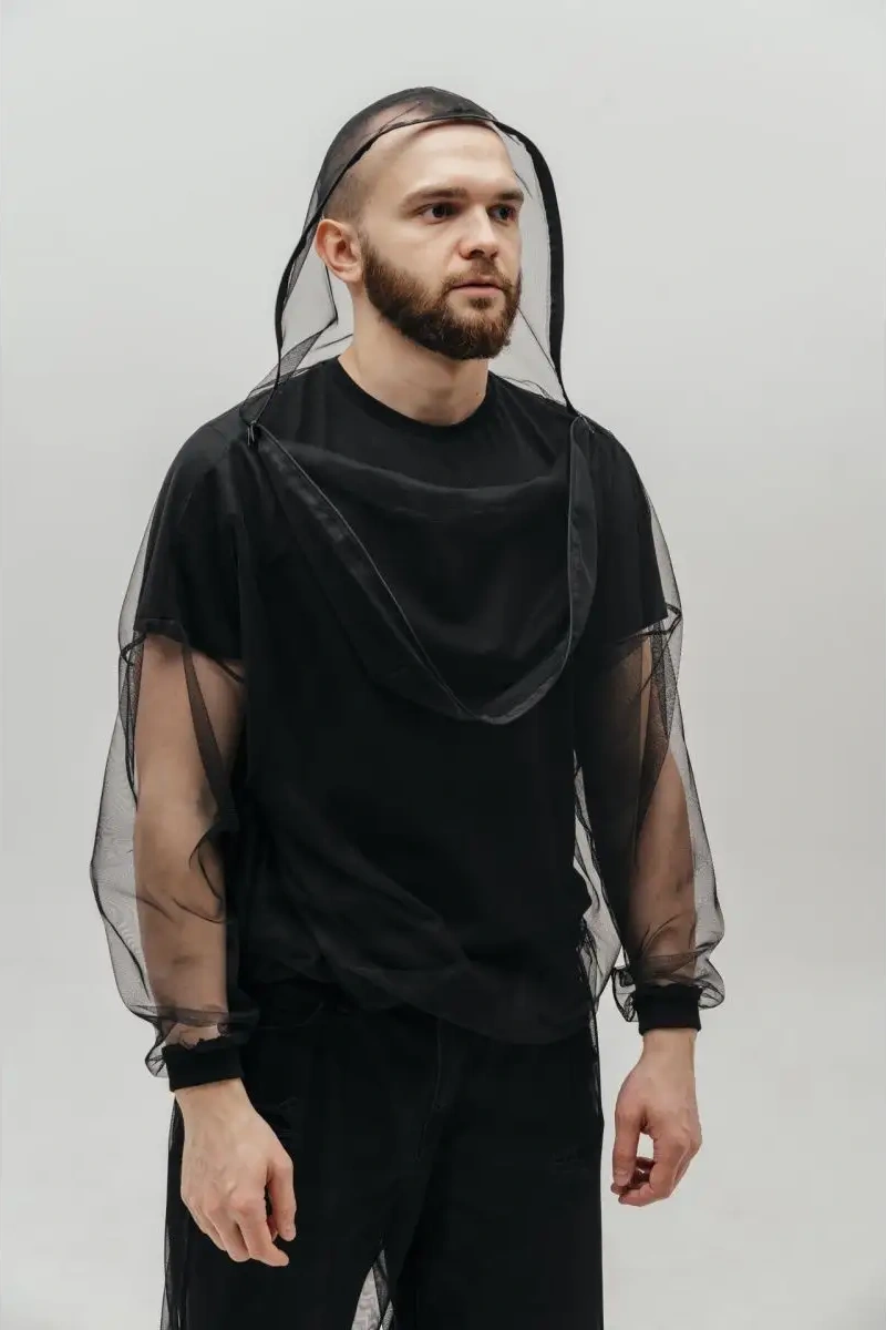 Knott Sivrisinek İçin Anorak 58023234 Siyah