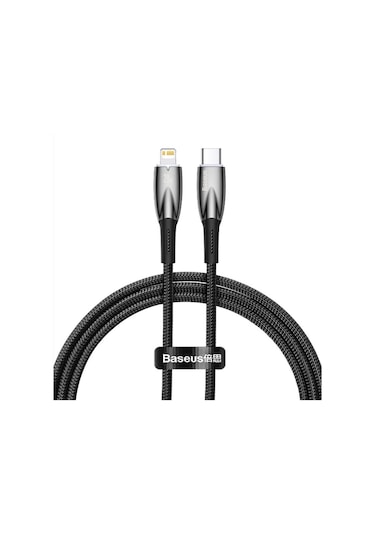 Baseus Glimmer Series 20W Type-c To Lightning Şarj Kablosu Siyah CADH000001