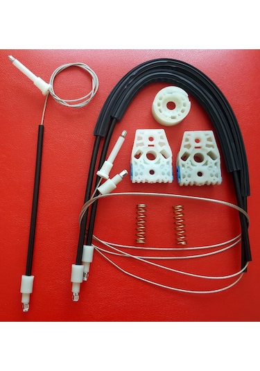 Volkswagen Golf 5 Jetta A5 Ön Sağ Cam Kriko Teli ve Tamir Seti