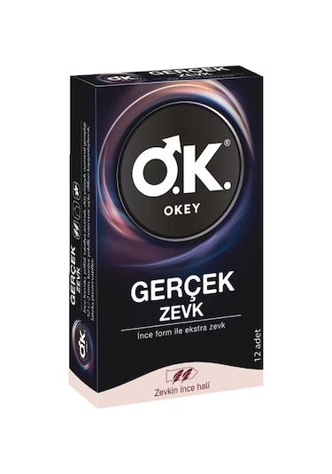 Okey Prezervatif Gerçek Zevk 12 Li