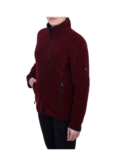 Ghassy Co.Kadın Polar Tam Fermuarlı Sweatshirt 9 Renk