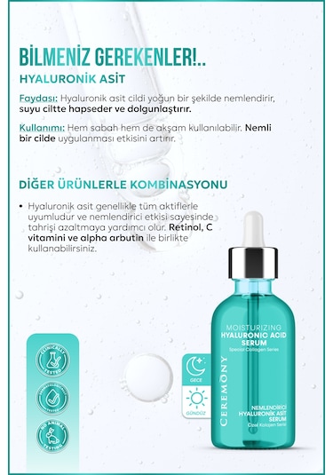 Ceremony Hyaluronik Asit + Retinol Serum 2 x 30 ML