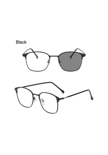 Dıxsg Fotokromik Polarize Güneş Gözlüğü - Anti Mavi Işık, Kare Bukalemun, Kadın/erkek, Sürüş Gözlüğüblack58 Beyaz