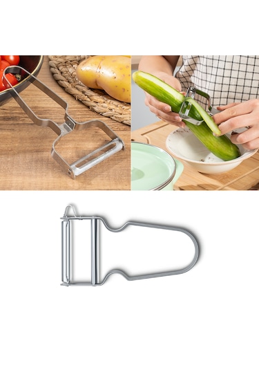 Porsima 16563-10 Paslanmaz Meyve Sebze Soyacağı Dilimleyici