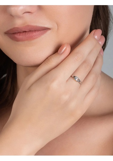 Uvelirnye Tradicii 925 Ayar Doğal Topaz Taşlı Sky Gümüş Yüzük 292700316 Gümüş