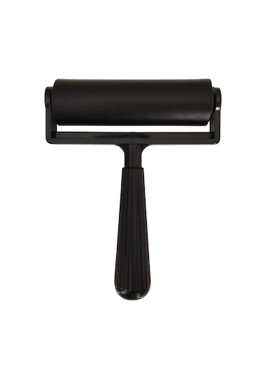 Kauçuk Silindir Baskı Rulosu Siyah 10cm, Baskı Silindiri, Kauçuk Rulo, Baskı, Duvar Kağıdı