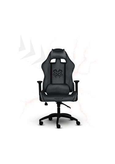 Rio Balerion Koyu Plaza Grisi Kadife Terletmez Kumaş Gaming Oyuncu Koltuğu-4 Gri