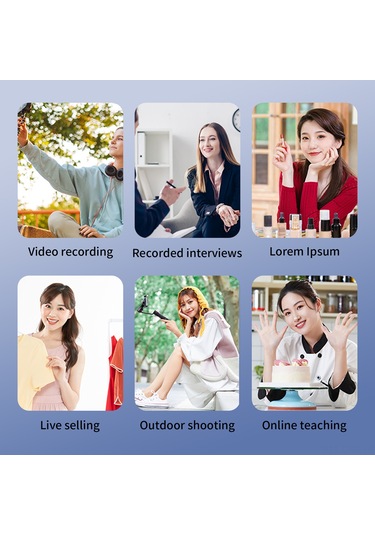 Samdoo İos Uyumlu İki Mikrofonlu Kablosuz Kolluk Mikrofonu, Gürültü Azaltma, Şarj Kutusuyla Canlı Yayın Ve Röportajlar İçin