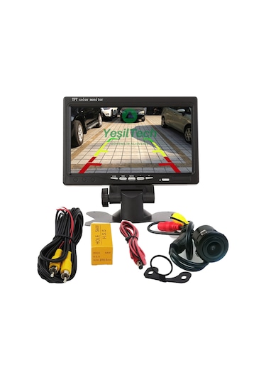 Exvol 7" Hd Mönitör + Park Kamerası