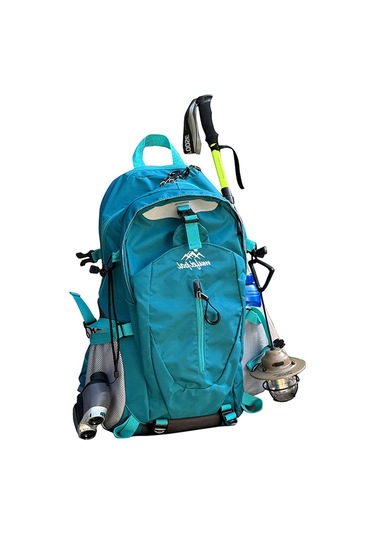 Açık Hava Sporları Kamp Hafif Bisiklet Yürüyüş Sıçramaya Dayanıklı Çanta Göl Mavisi