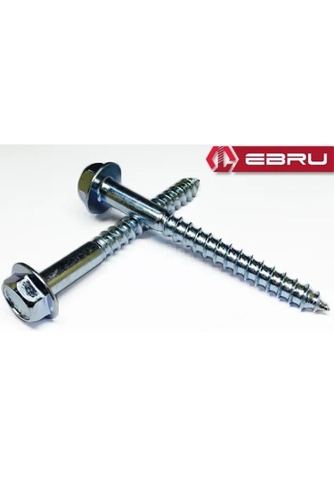Altıköşe Başlı Flanşlı Trifon Vida 10x120 - 100 Adet 10x120 Mm