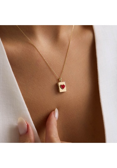 Love Secret Resimli Kolye 10.1 Mm 45 Cm T14432 Renkli