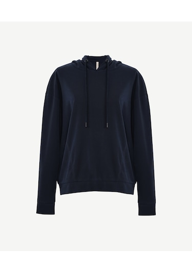 Yargıcı Regular Kapüşonlu Yaka Uzun Kol Sweatshirt 25kksw9012l 484 Lacivert