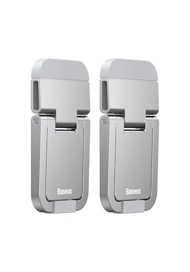 Baseus 2 adet 5MM 3M Yapışkanlı Katlanabilir Ultra Mini Laptop Standı,Portatif Laptop Standı