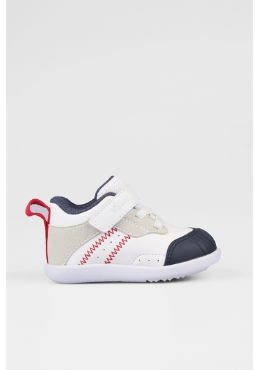 Vicco Ayden Bebe İlk Adım Cırtlı Yürüyüş Ayakkabı 946.b25k.215 Beyaz