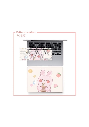 Gubisi Rc-652-a2337-karikatür Dizüstü Bilgisayar Kılıfı Kılıf Sert Kabuk Macbook Uyumlu Air 13 A2681case M2 A2337 A2338