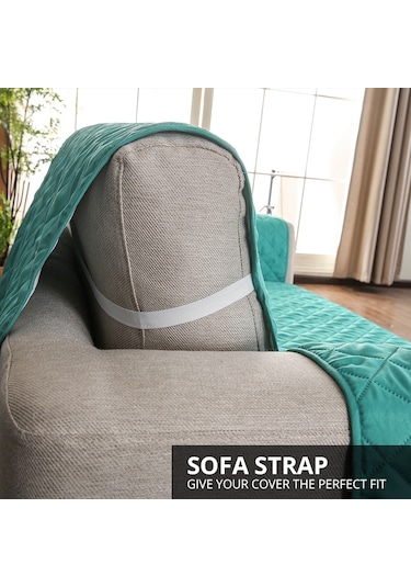 Sones Makinede Yıkanabilir Kanepe Kanepe Kılıfları Kaymaz Koltuk Kanepe Koruyucu Mat Evcil Köpekler Kediler İçin, Boyut: 190x196cm Kahve