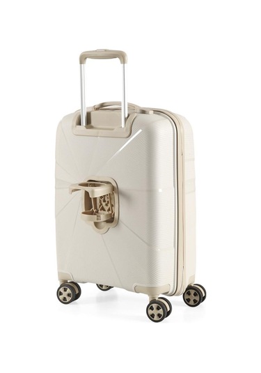 Ççs 5264 Polipropilen Kabin Boy Valiz Beyaz - Bej