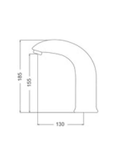 Gms Ft012 Tek Girişli Fotoselli Sensörlü Lavabo Musluk Bataryası