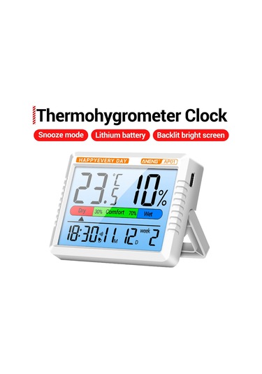 Homyl Sıcaklık Ve Nem Ölçer Hafif İç Mekan Turuncu-kedi