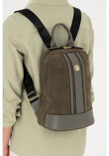 U.S. Polo Assn. Kadın Haki Sırt Çantası 50303400-VR027