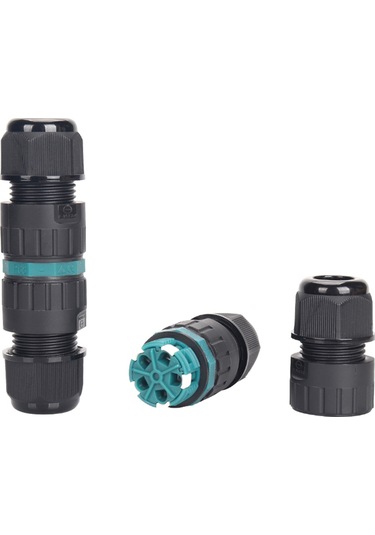 Konesam Ip68 Su Geçirmez Hızlı Bağlantı Kablosu - M25 4p 9-12mm -40 C'ye Dayanıklı
